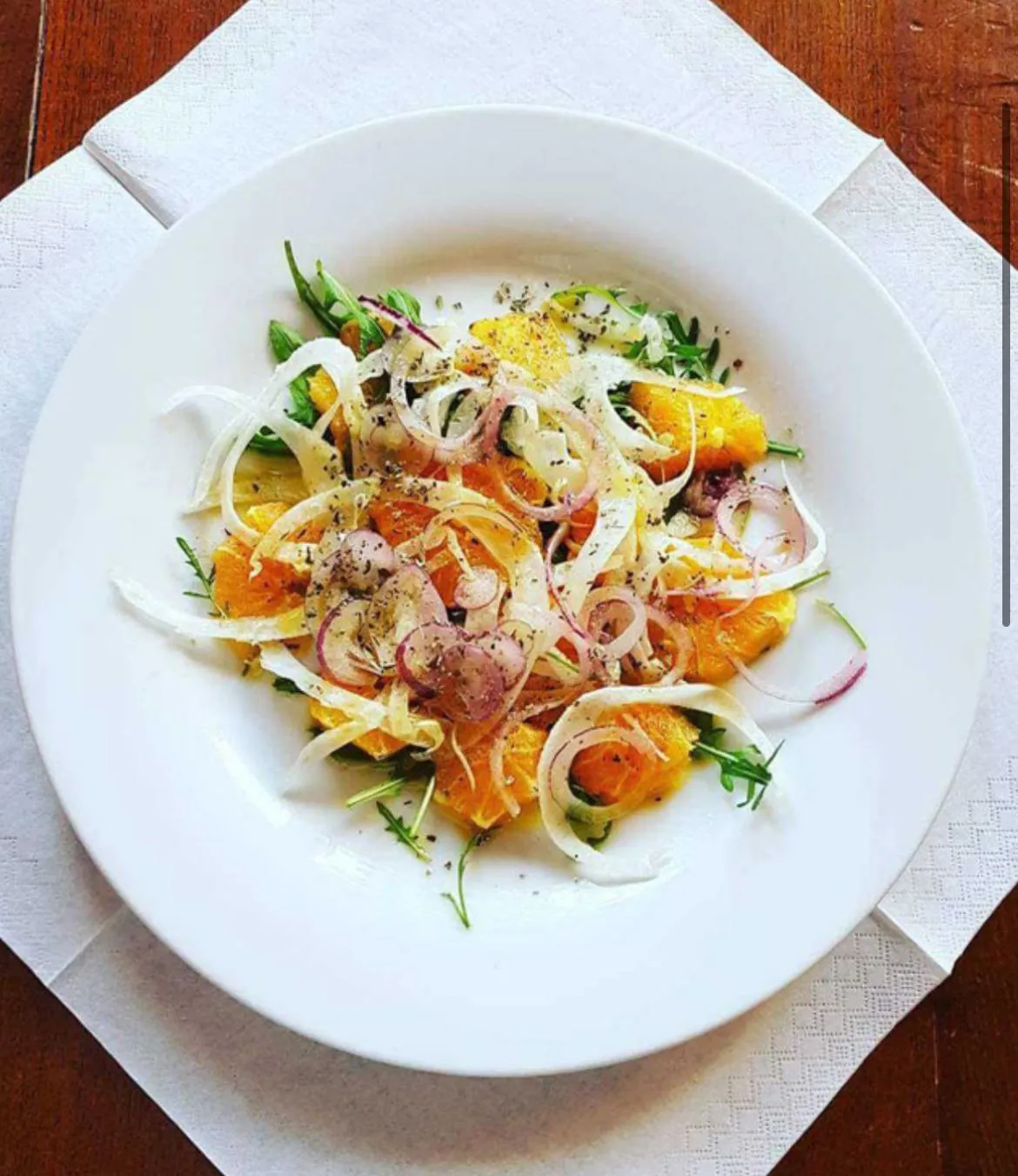 Insalata di arance e finocchi, sizilianische Bio-Orangen mit Fenchel